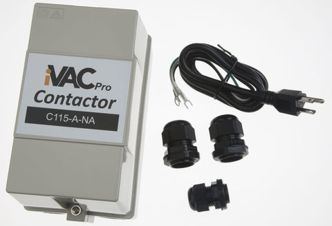 iVAC Contactor, 115VAC Trigger, 10HP. Capacity 115Vac to 660Vac
